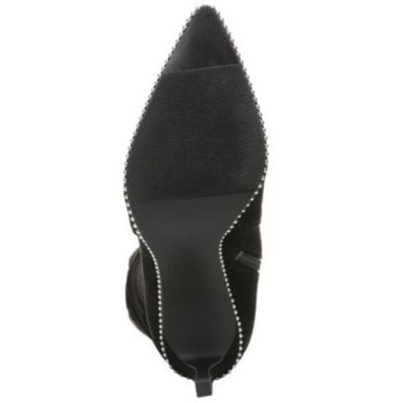 BAR III Womens Black Stretch Milliee Pointed Toe Stiletto Heeled Boots 9.5 M - Picture 4 of 4